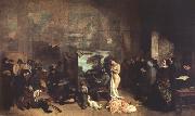 Gustave Courbet The Painter's Studio (mk22) Sweden oil painting reproduction